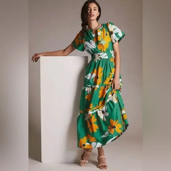 Anthropologie Maeve Somerset maxi Dress - Picture 1 of 3